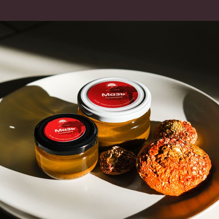 Fly agaric ointment for pain