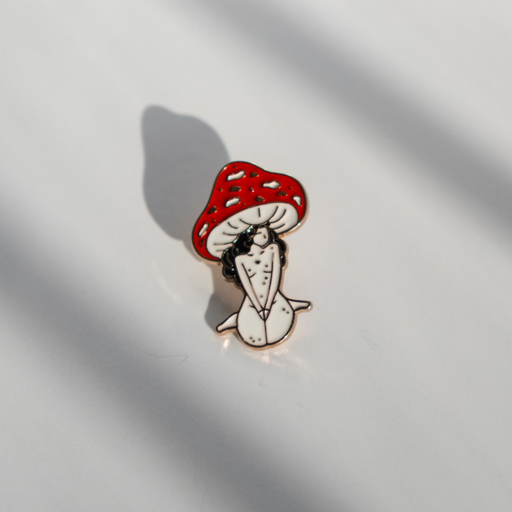Girl fly agaric icon