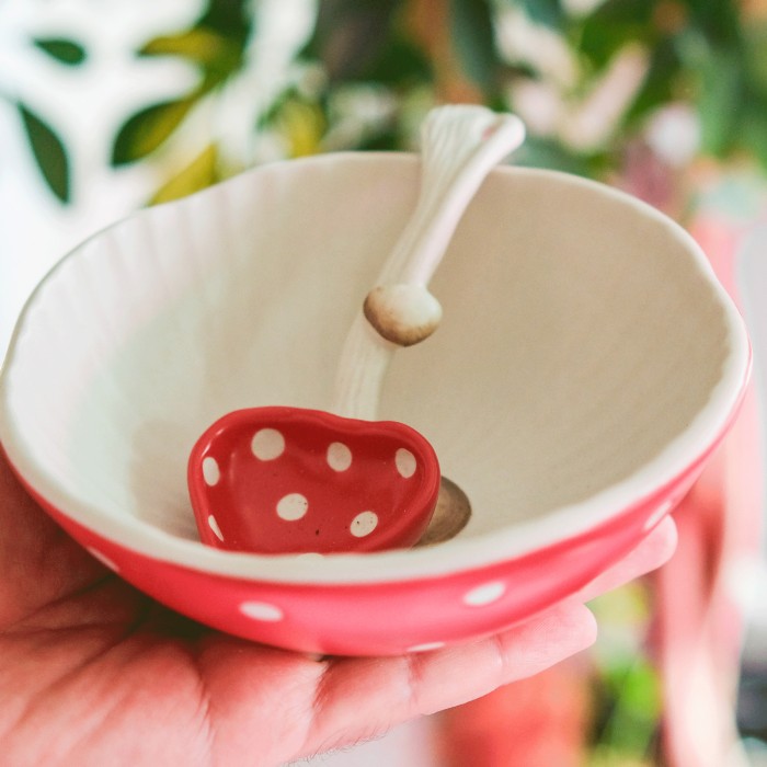 Decorative plate Amanita muscaria