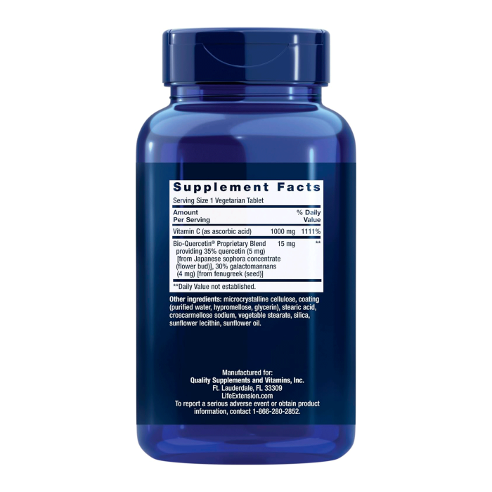 Life Extension Vitamin C and Bio-Quercetin