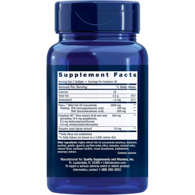 Life Extension Super Omega-3 EPA/DHA Fish Oil