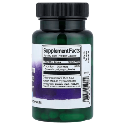 Swanson Chromium Picolinate 200 mcg