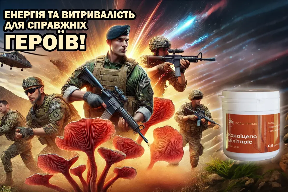 Кордицепс милитарис (Cordyceps militaris) – энергия, выносливость и восстановление