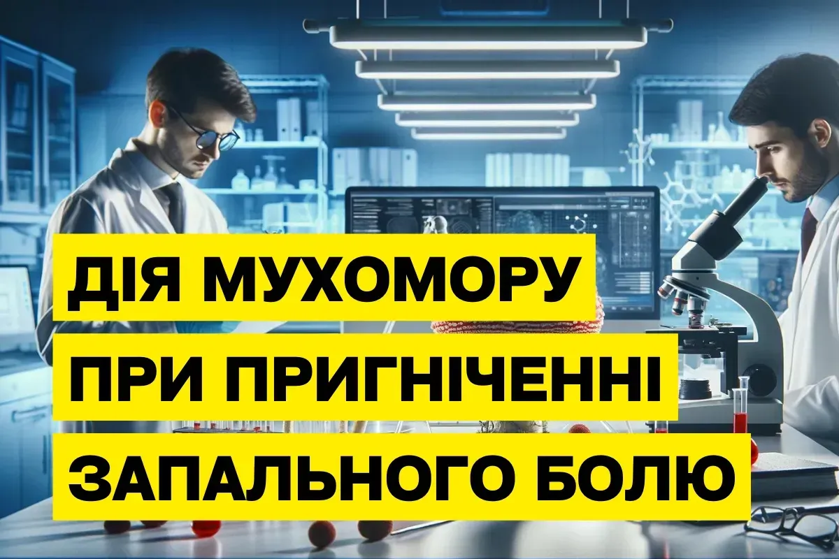 Як мухомор червоний допомагає зменшити запалення та біль