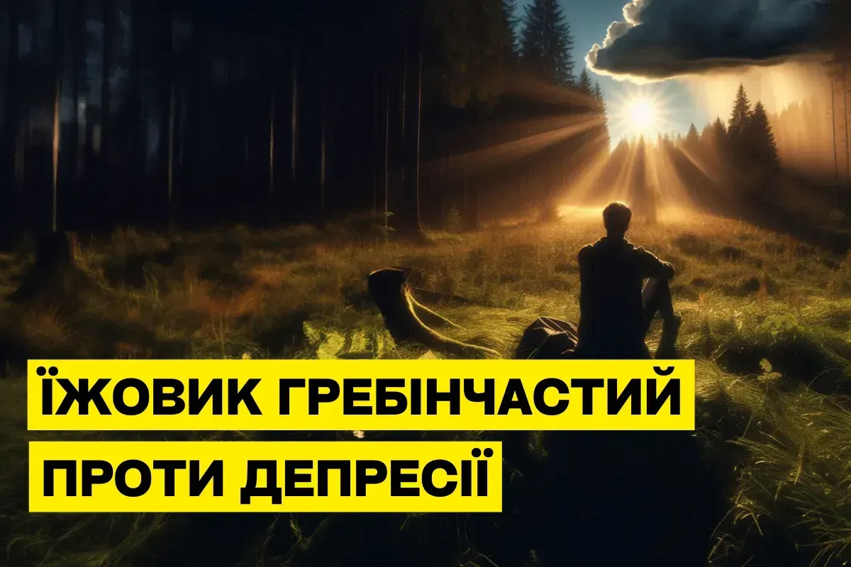 Їжовик гребінчастий – природний антидепресант для підтримки мозку та нервової системи